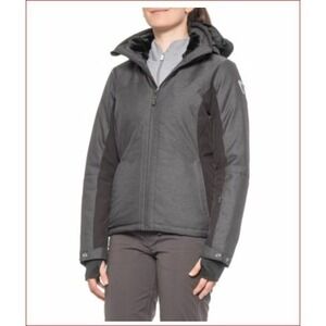 Killtec women ski jacket coat 35245 water resistant black sz 16 $225